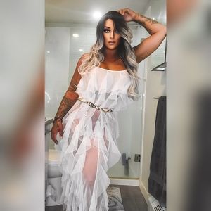 26" ice grey ombre lace front